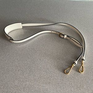Leather Prada strap - off white- just the strap - no bag